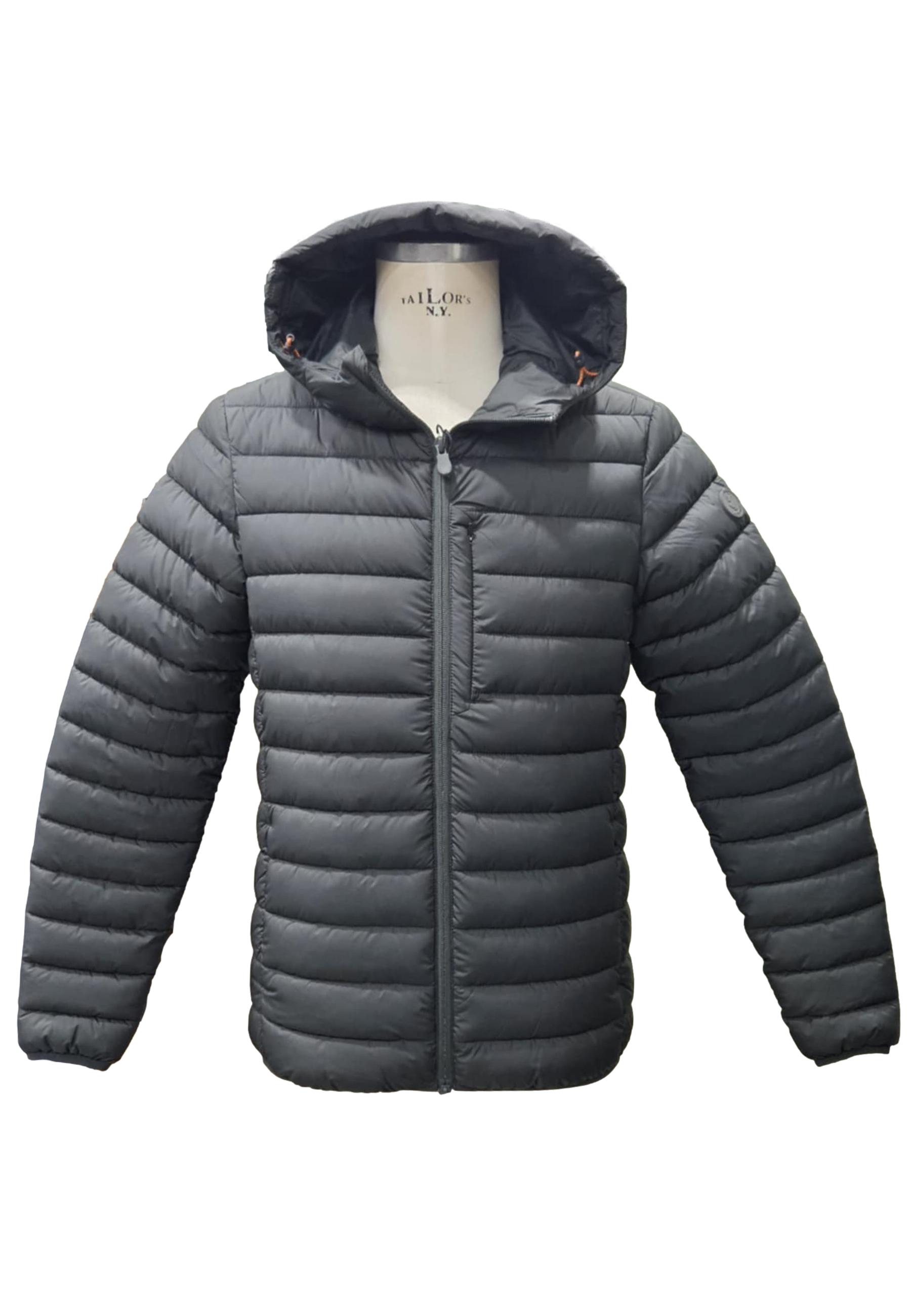 SAVE THE DUCK ダークグレー ダウンジャケット SAVE THE DUCK JUNCUS HOODED JACKET - SAVE THE DUCK - Finizio